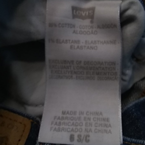 Levi 505 straight leg jeans. - Picture 8 of 11